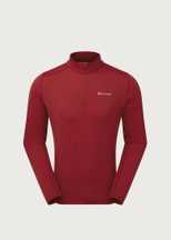 Dart Long Sleeve Zip Neck T-Shirt