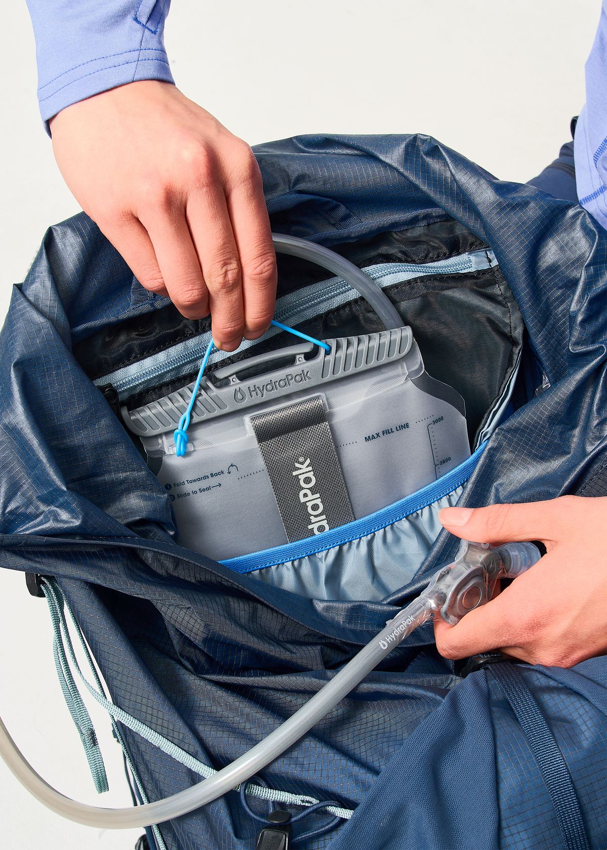 Hydration bladder compatible