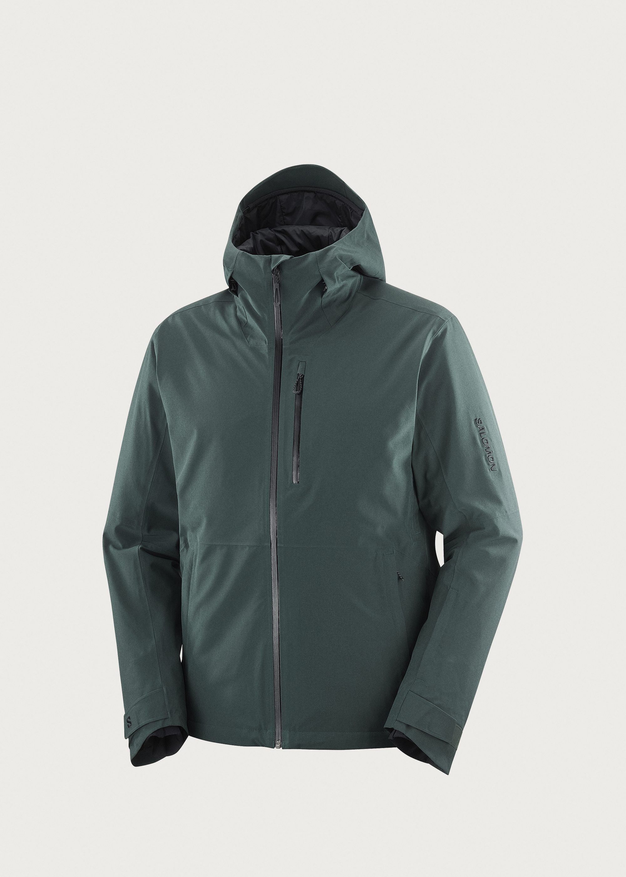 スキー SALOMON HIGHLAND JACKET M / LC1583400 Salomon Mens HIGHLAND JACKET DEEP BLACK - Paragon Sports