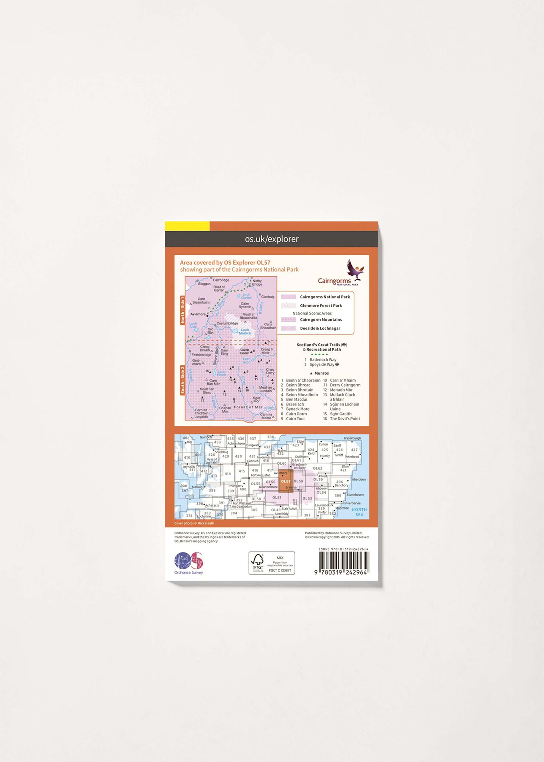Image - 2 - Cairn Gorm & Aviemore - OS Explorer OL57 Map