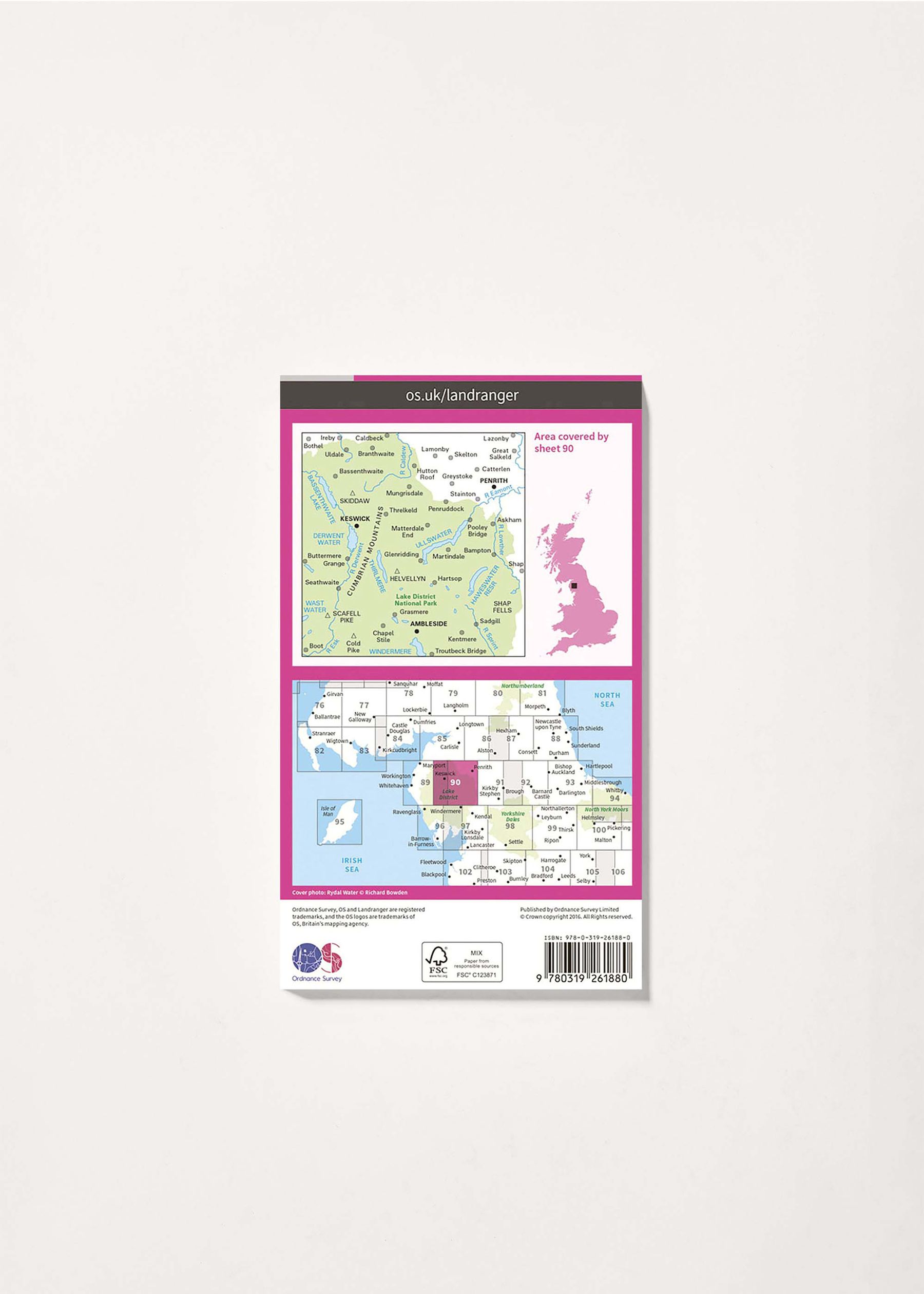Image - 2 - Penrith, Keswick & Ambleside - Landranger 90 Map