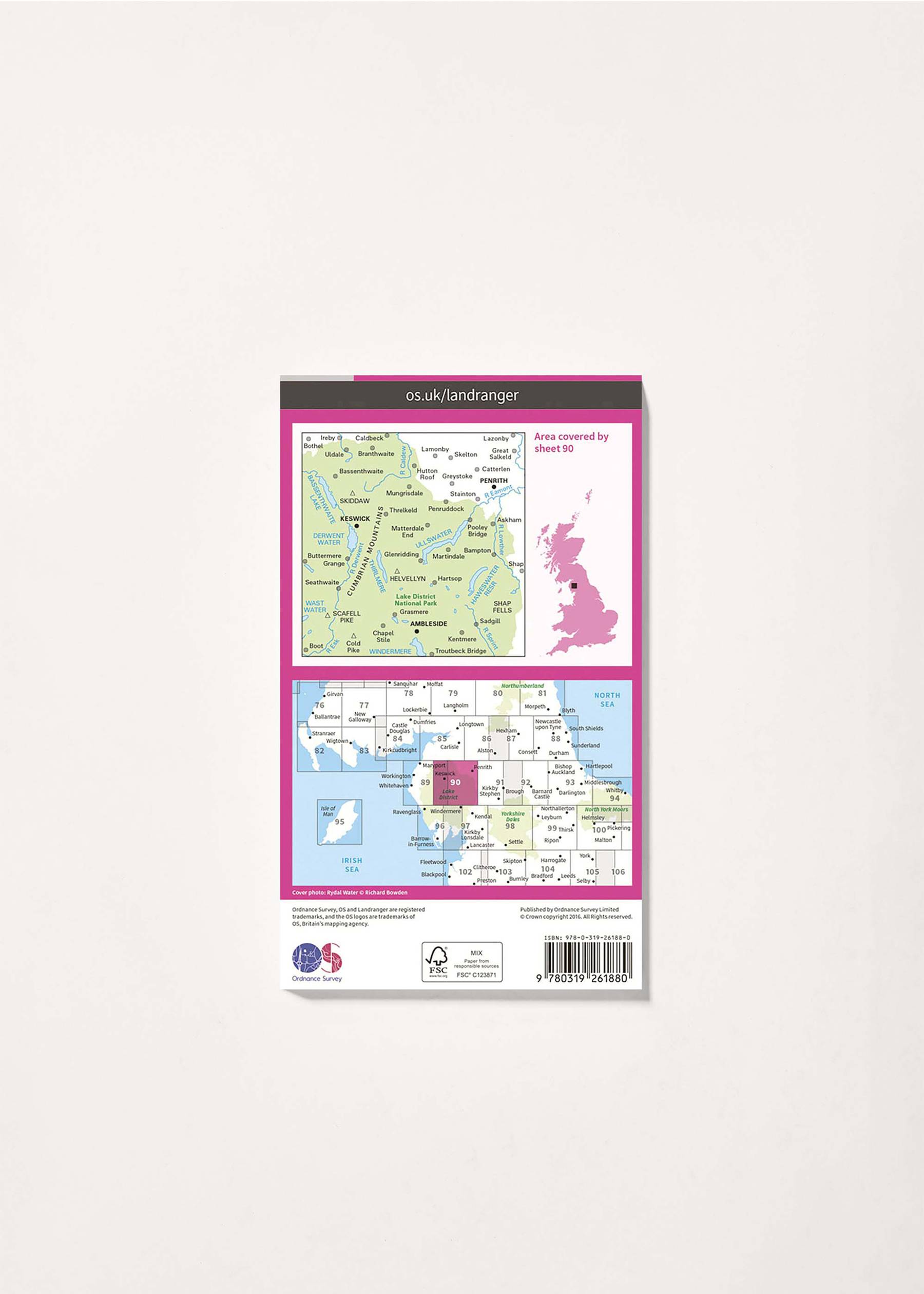 Image - 2 - Penrith, Keswick & Ambleside - Landranger 90 Map