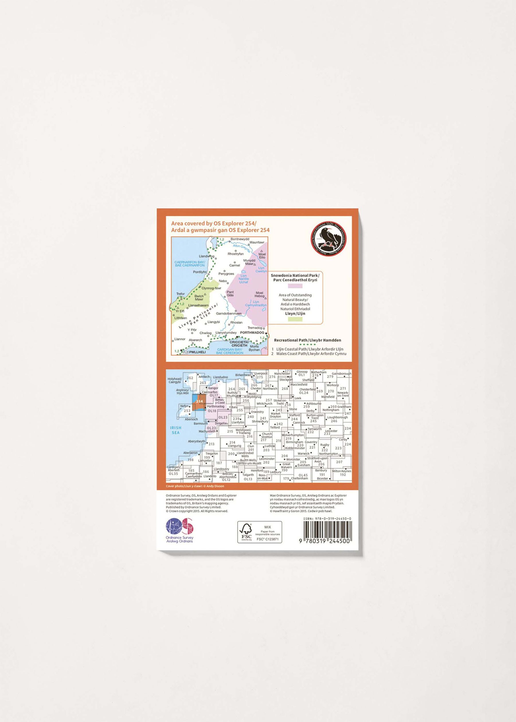 Image - 2 - Lleyn Peninsula East - OS Explorer 254 Map