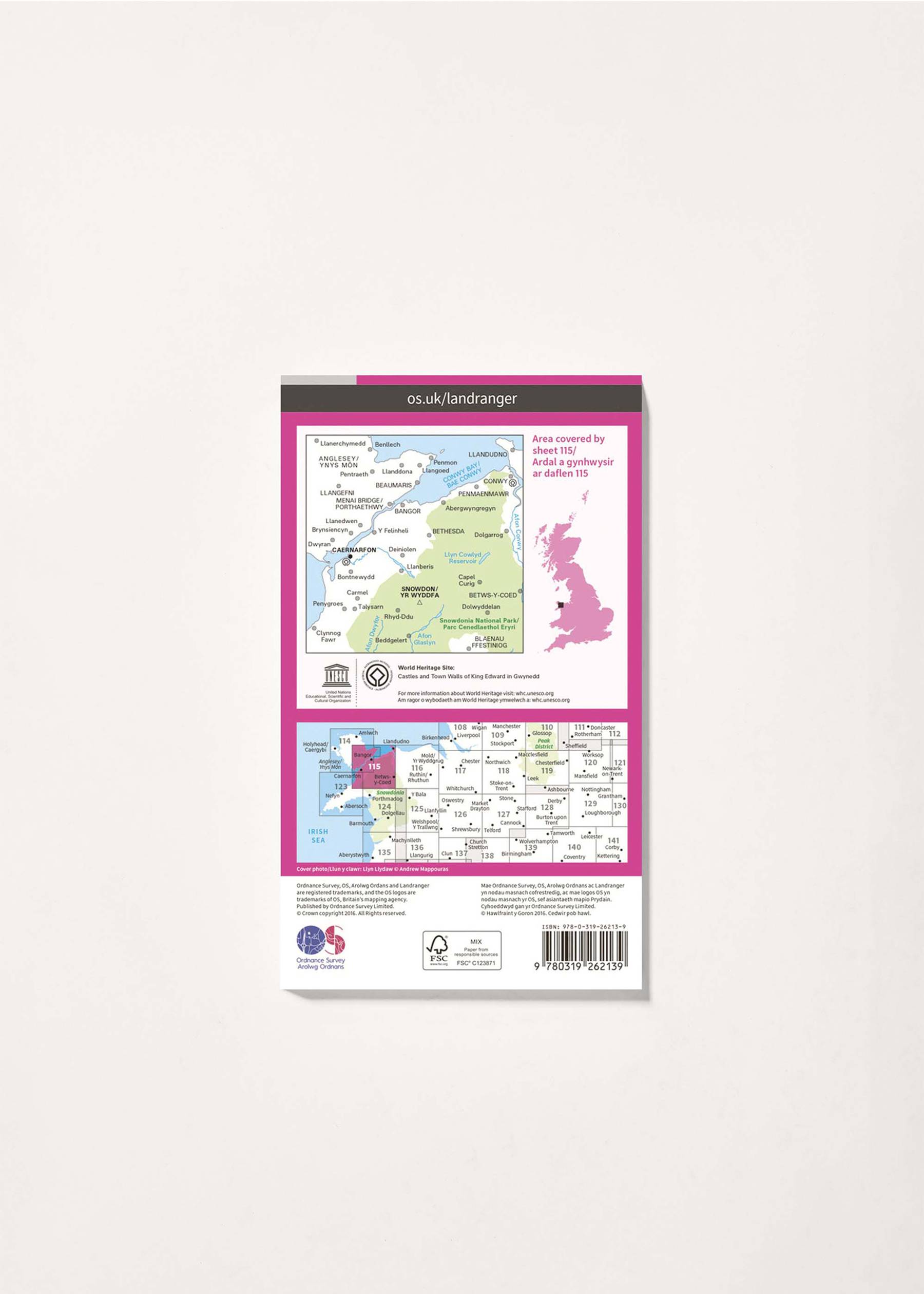 Image - 2 - Snowdon & Caernarfon - Landranger 115 Map