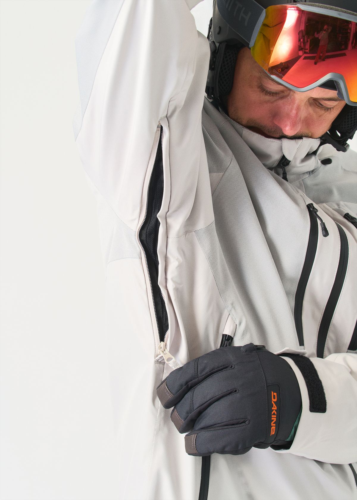 Underarm Venting Zips