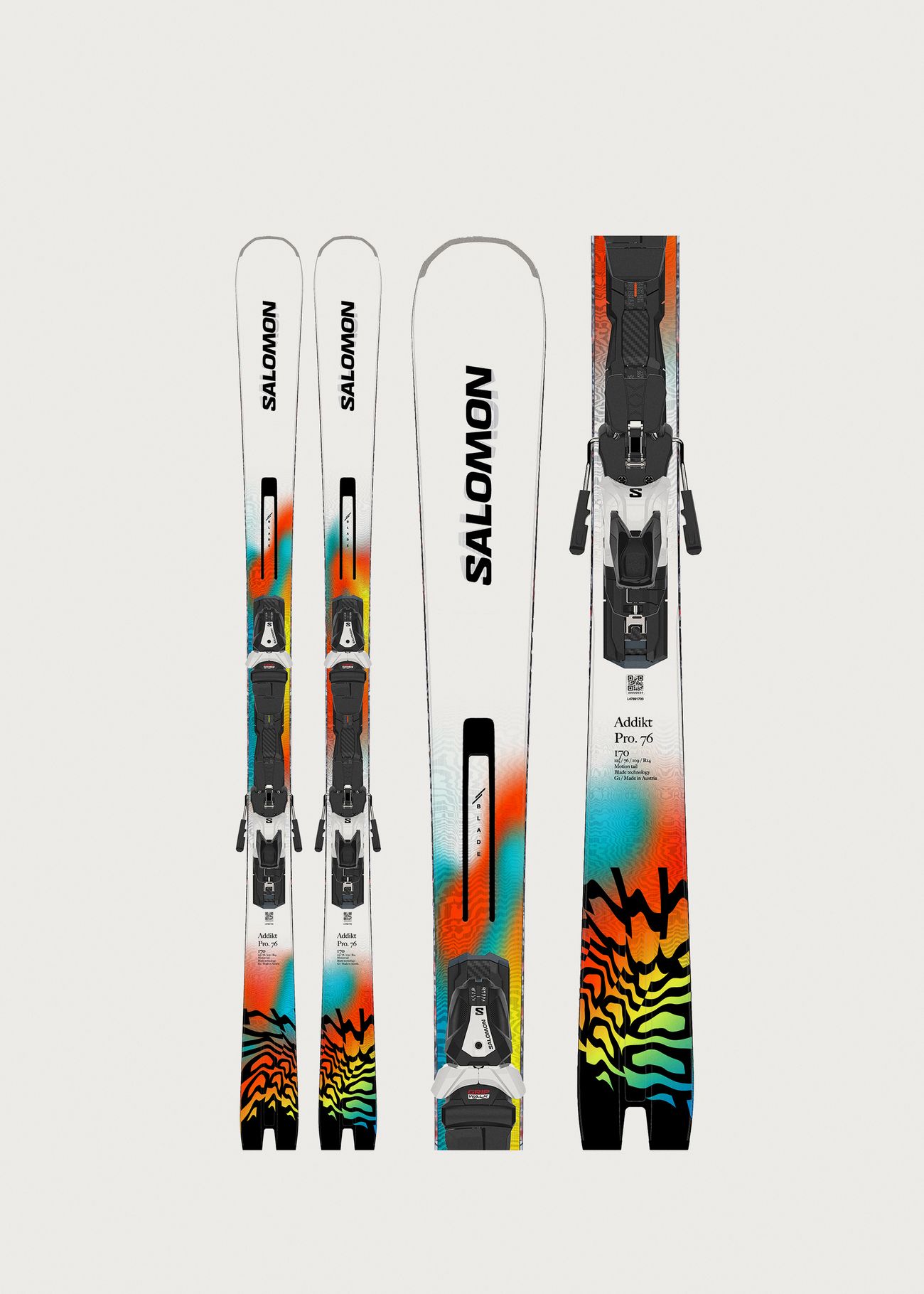 24-25 SALOMON アディクト76 PRO スキー 美品 サロモン SALOMON スキー 24-25モデル ADDIKT PRO 76 163cm