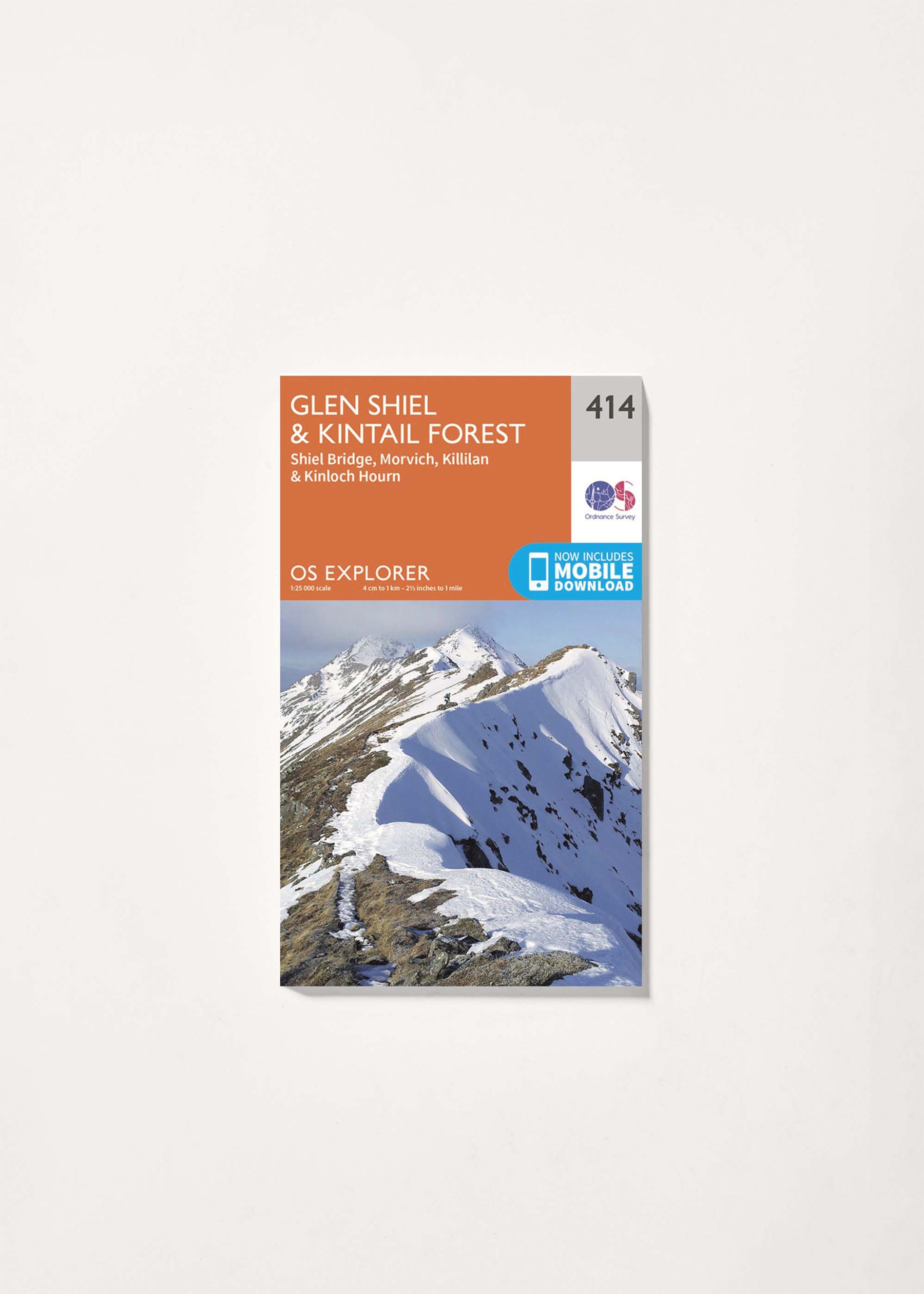 Image - 1 - Glen Shiel & Kintail Forest - OS Explorer 414 Map