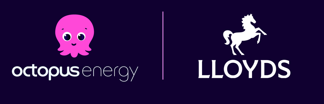 The Octopus Energy and Lloyds logos