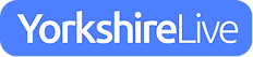 Logo with the text "YorkshireLive" in white on a blue background.