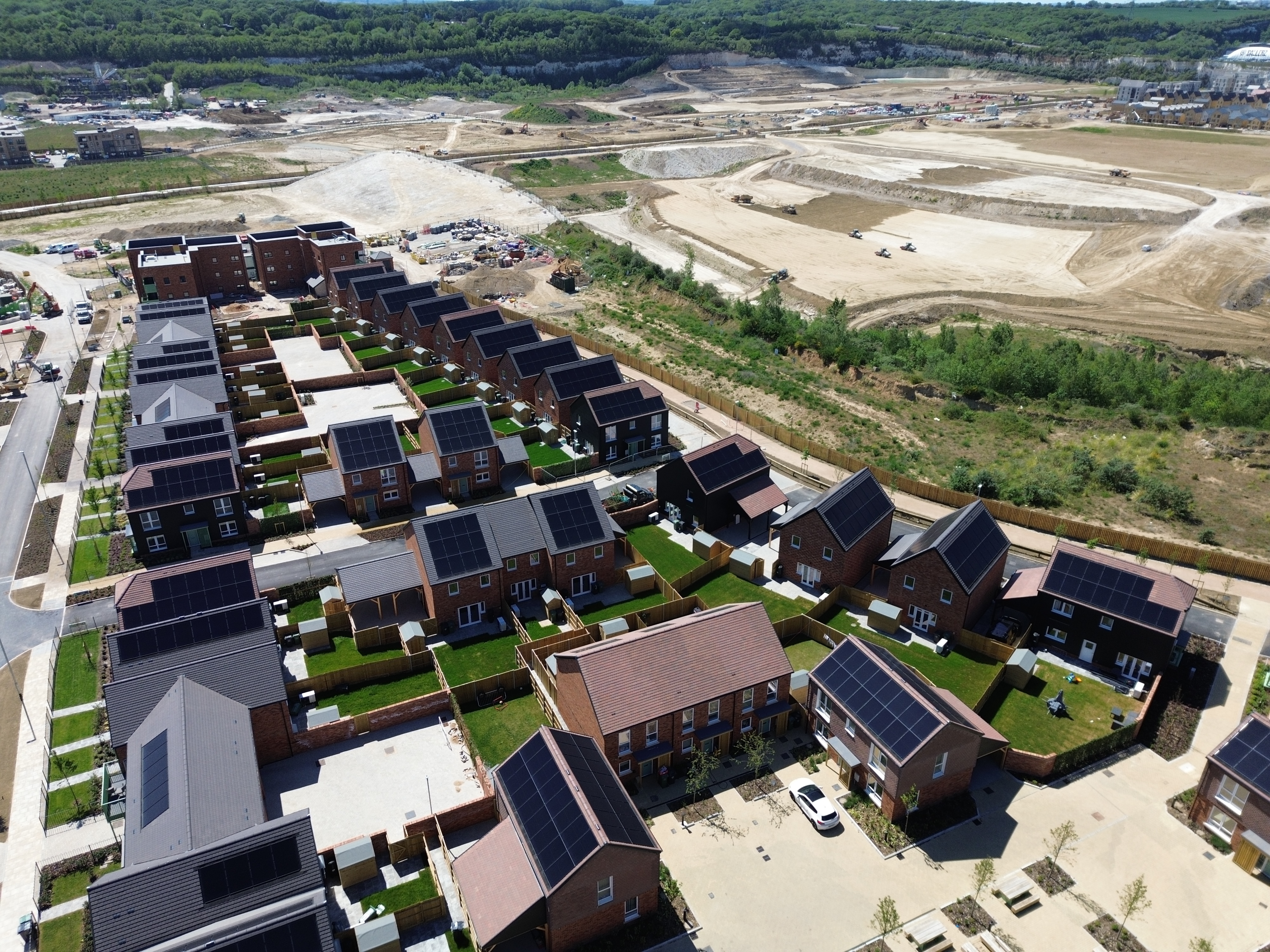 New home building site