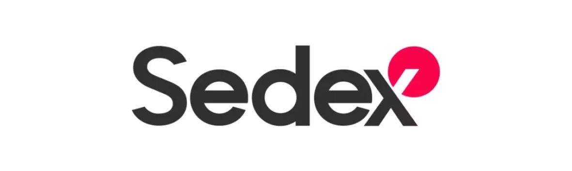 Sedex logo repeated in black text with pink accent on a white background.