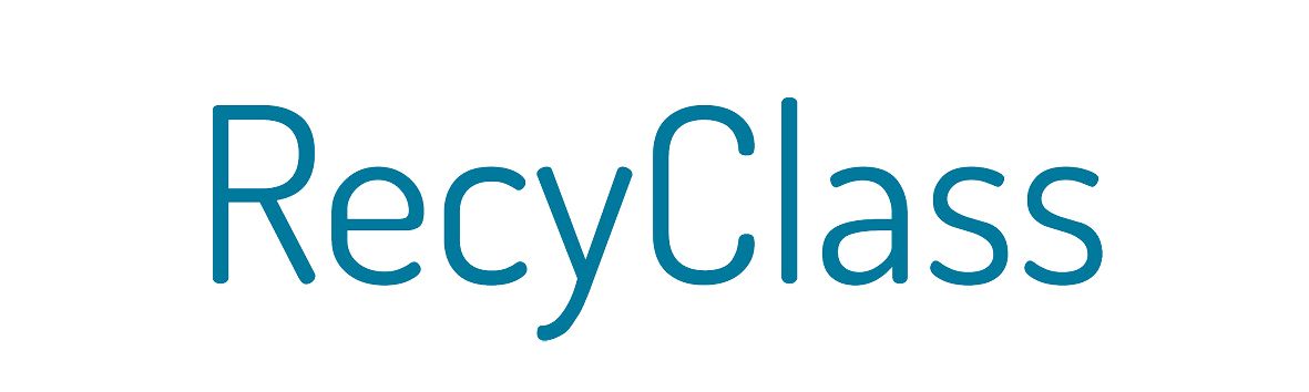 Logo of RecyClass in blue text on a white background.