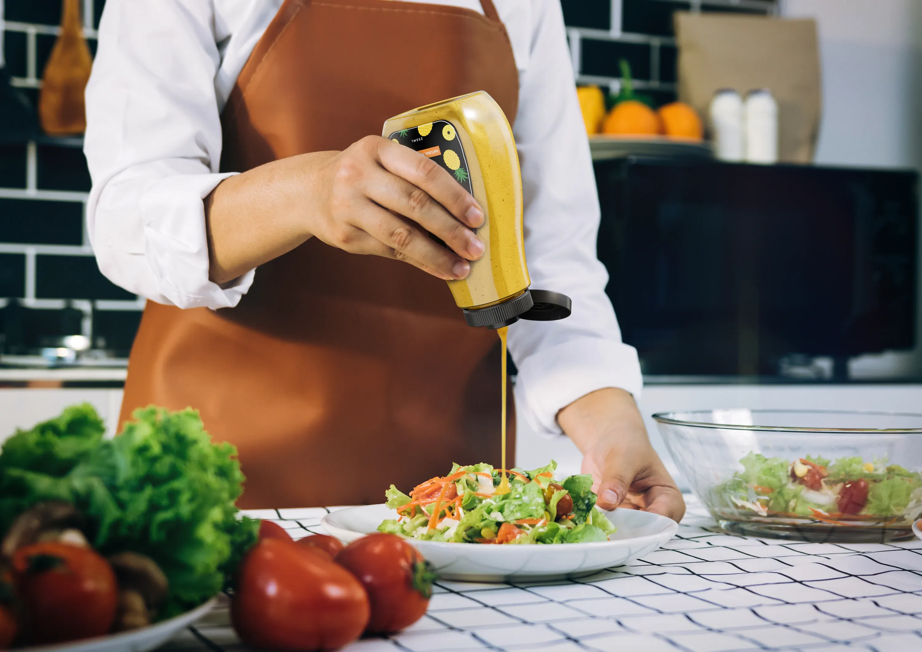 PET Sauce Bottle Food