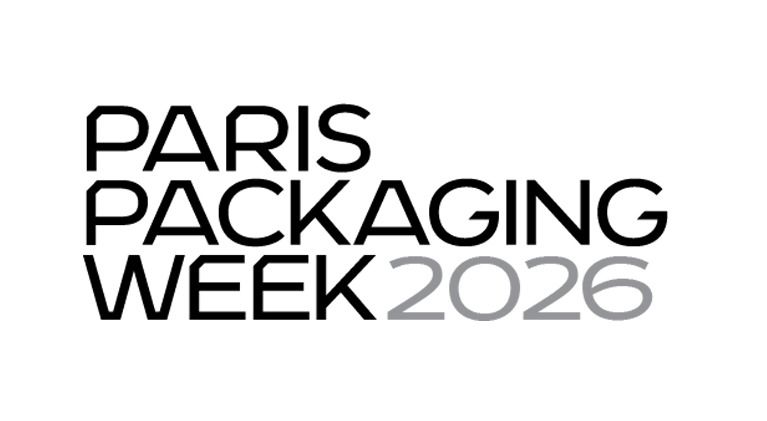 Paris Packaging Week logo with black and gray text on a white background