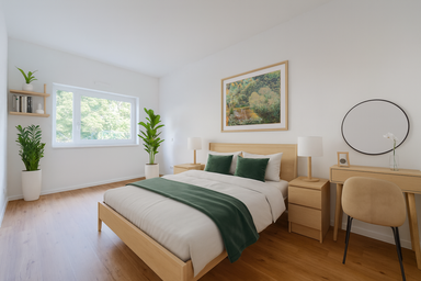 Visualisierung Schlafzimmer Galileistraße