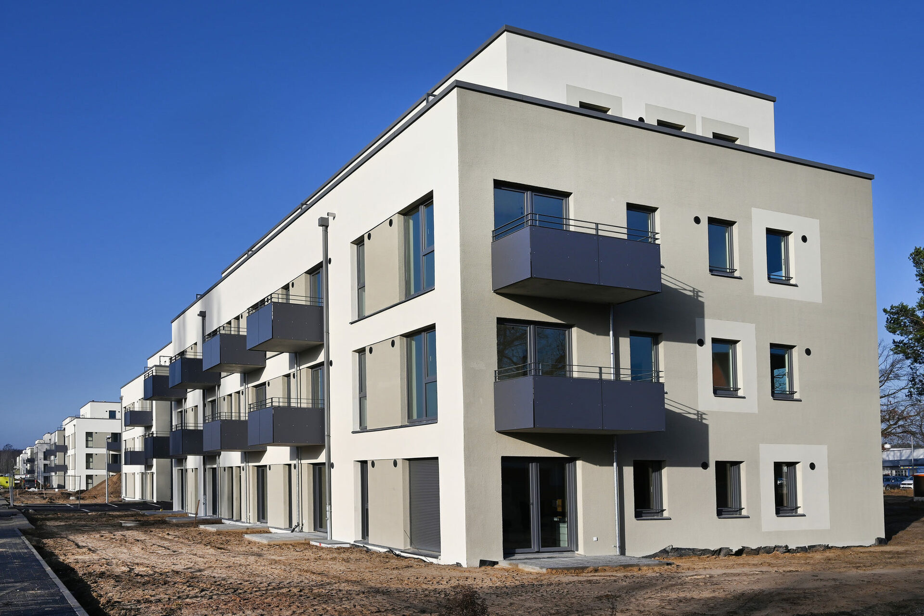 STADT UND LAND-Neubauvorhaben in der Fürstenwalder Allee (c) STADT UND LAND/Popp