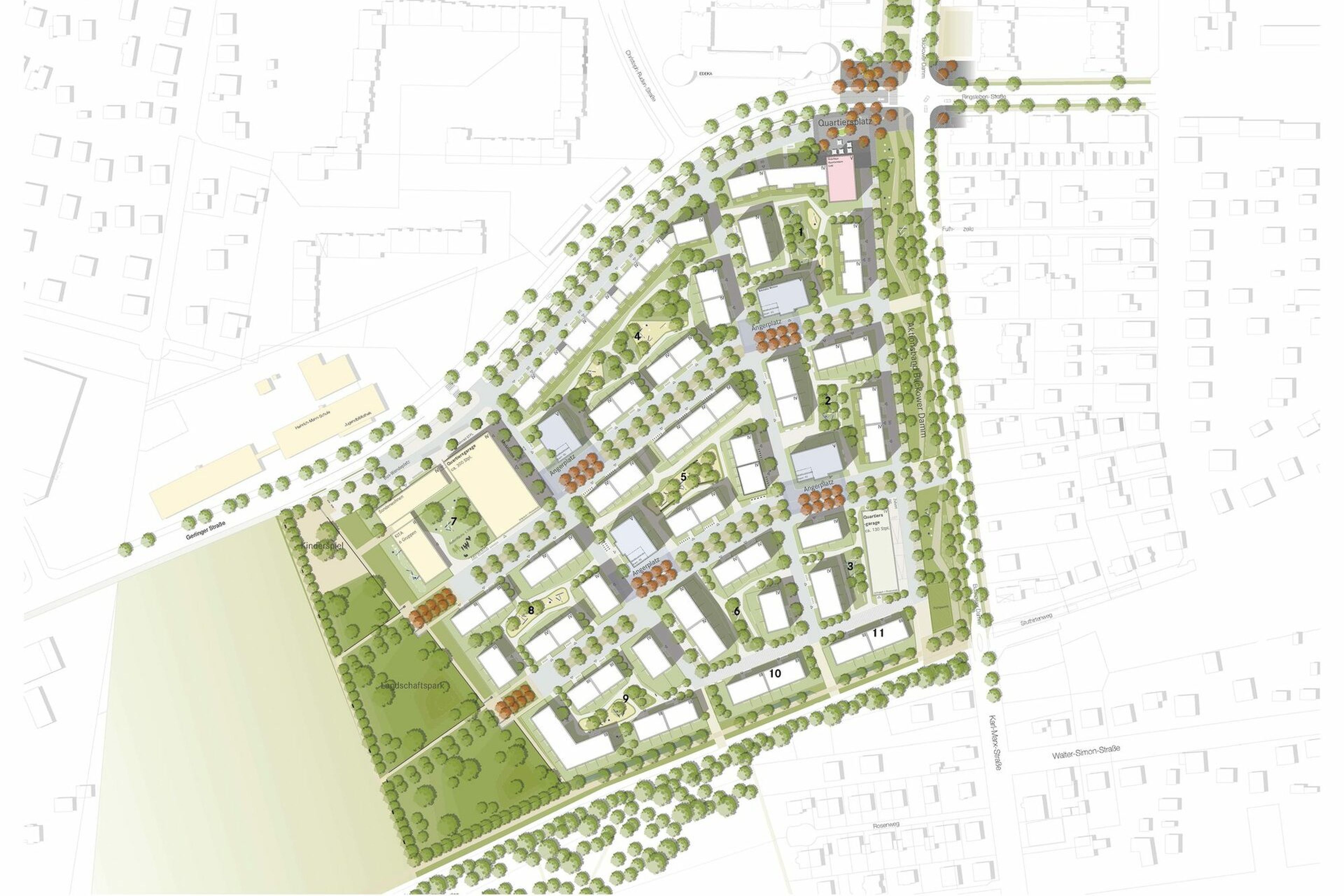 STADT UND LAND schließt zweite Phase des Konzeptverfahrens zur Grundstücksvergabe an Dritte auf den Buckower Feldern erfolgreich ab