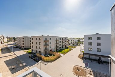 Buckower Felder Holzhaus Balkon
