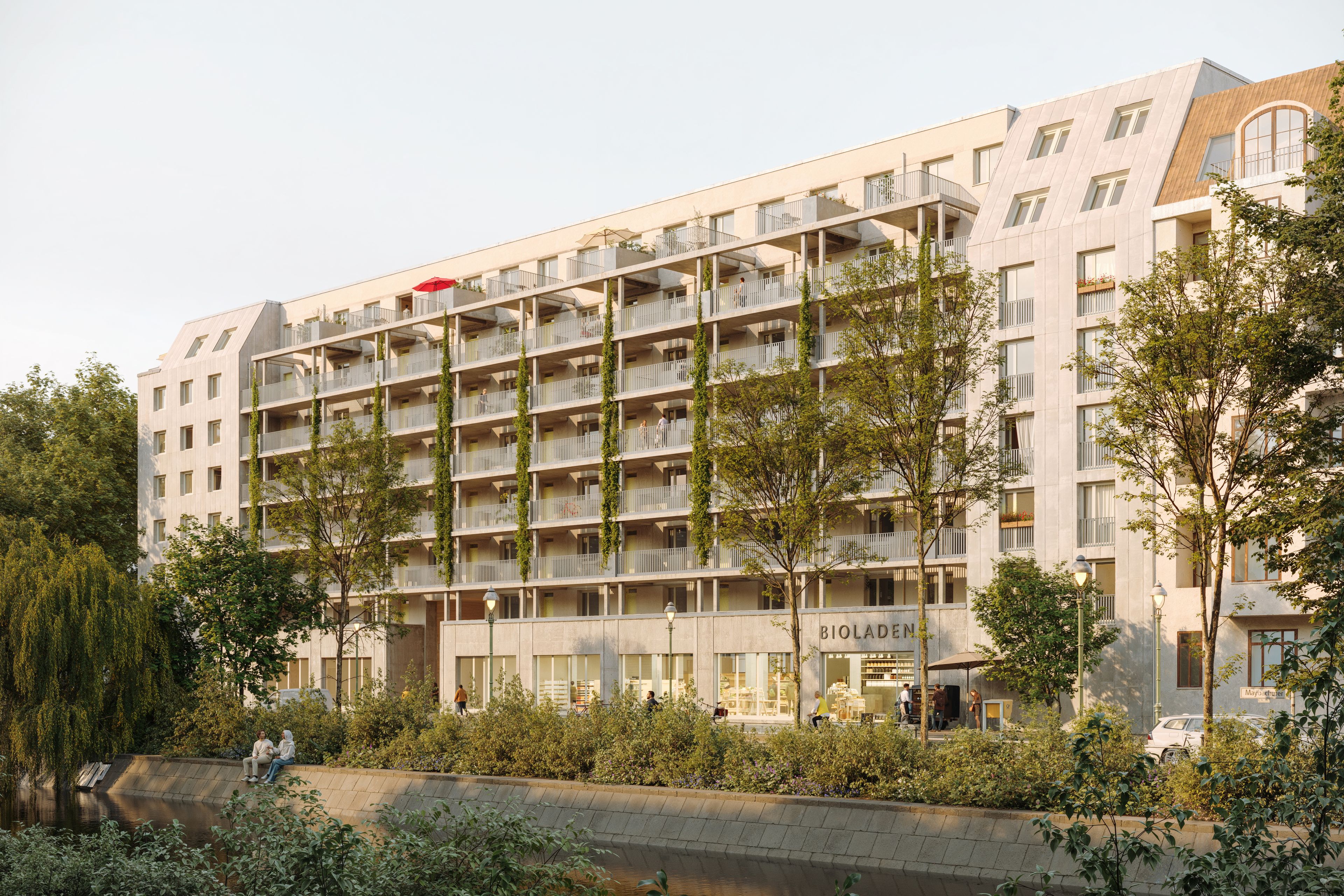 Maybachufer Uferansicht