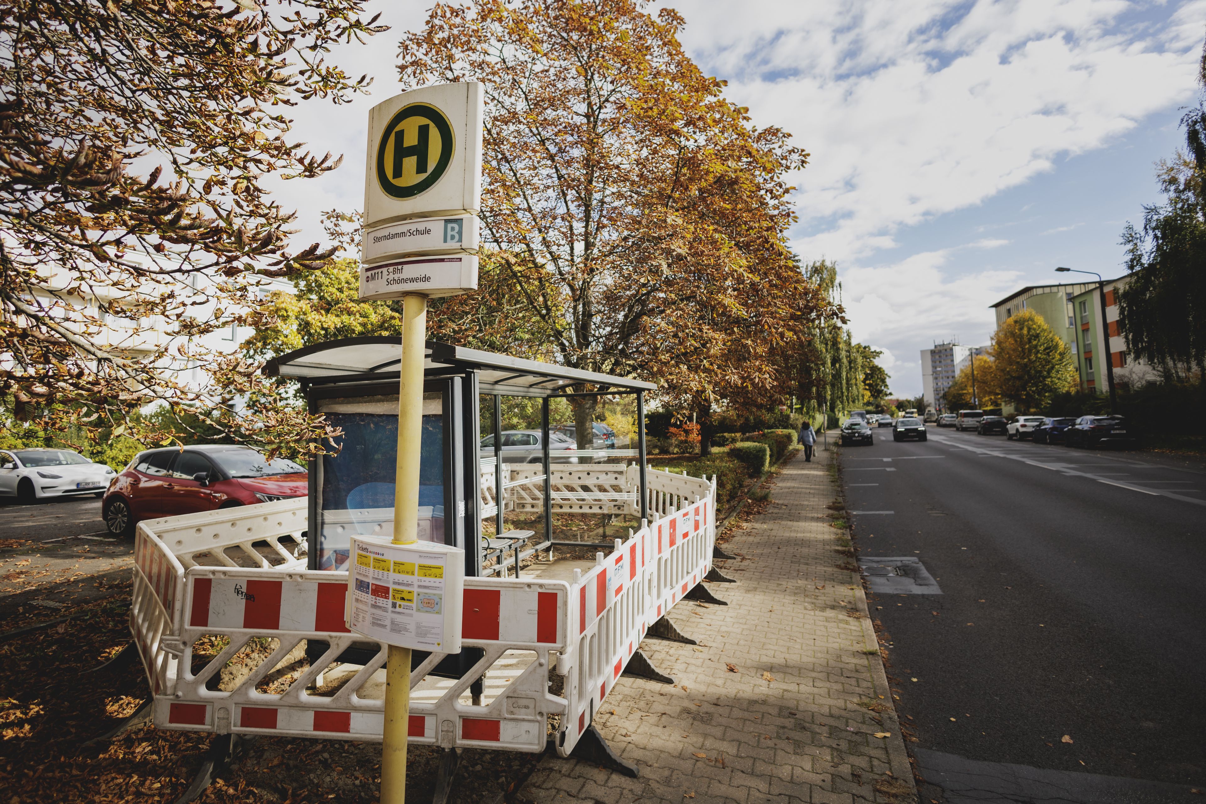 Neue Bushaltestelle Johannisthal