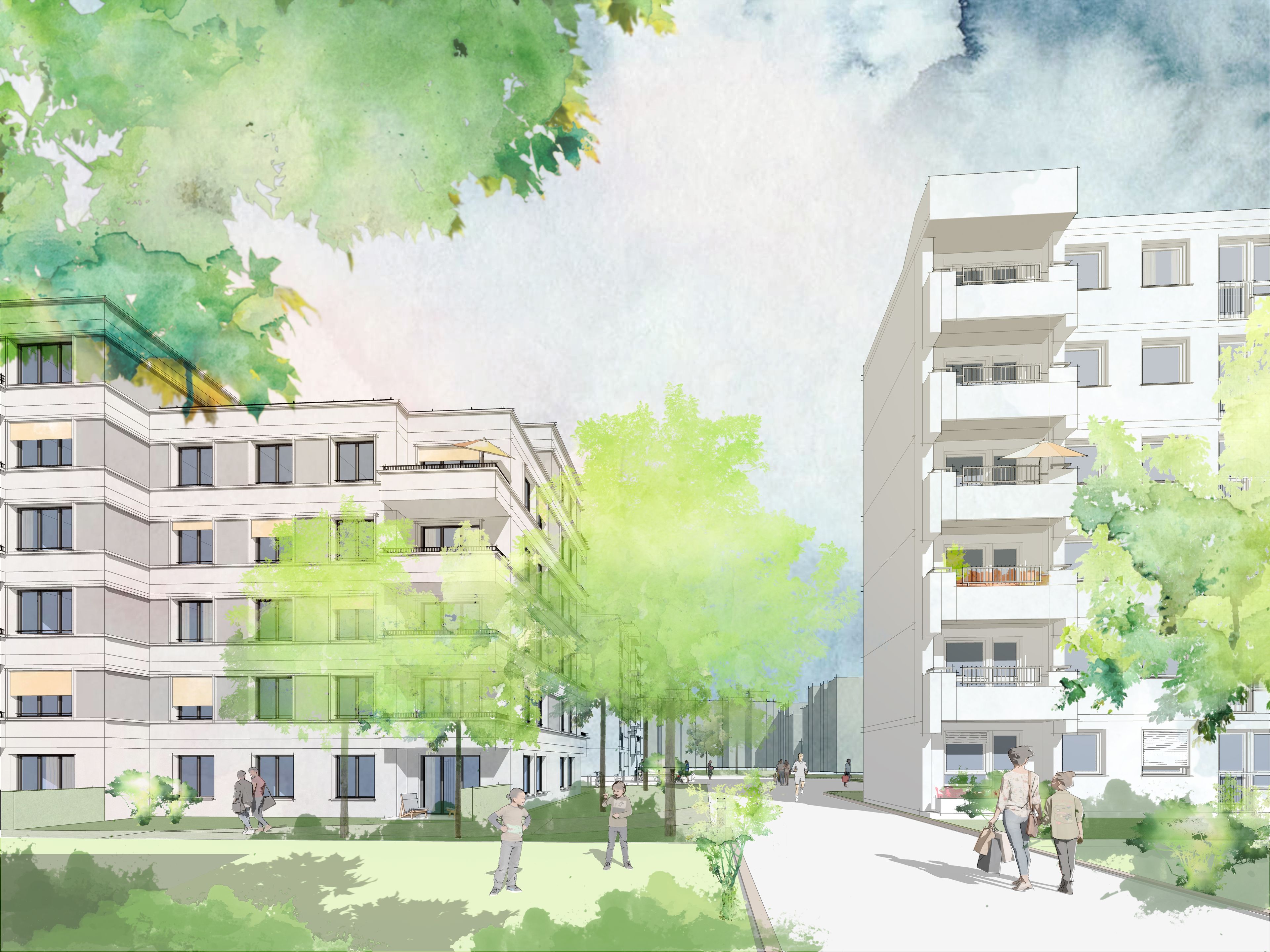 Visualisierung Fritz-Werner-Straße