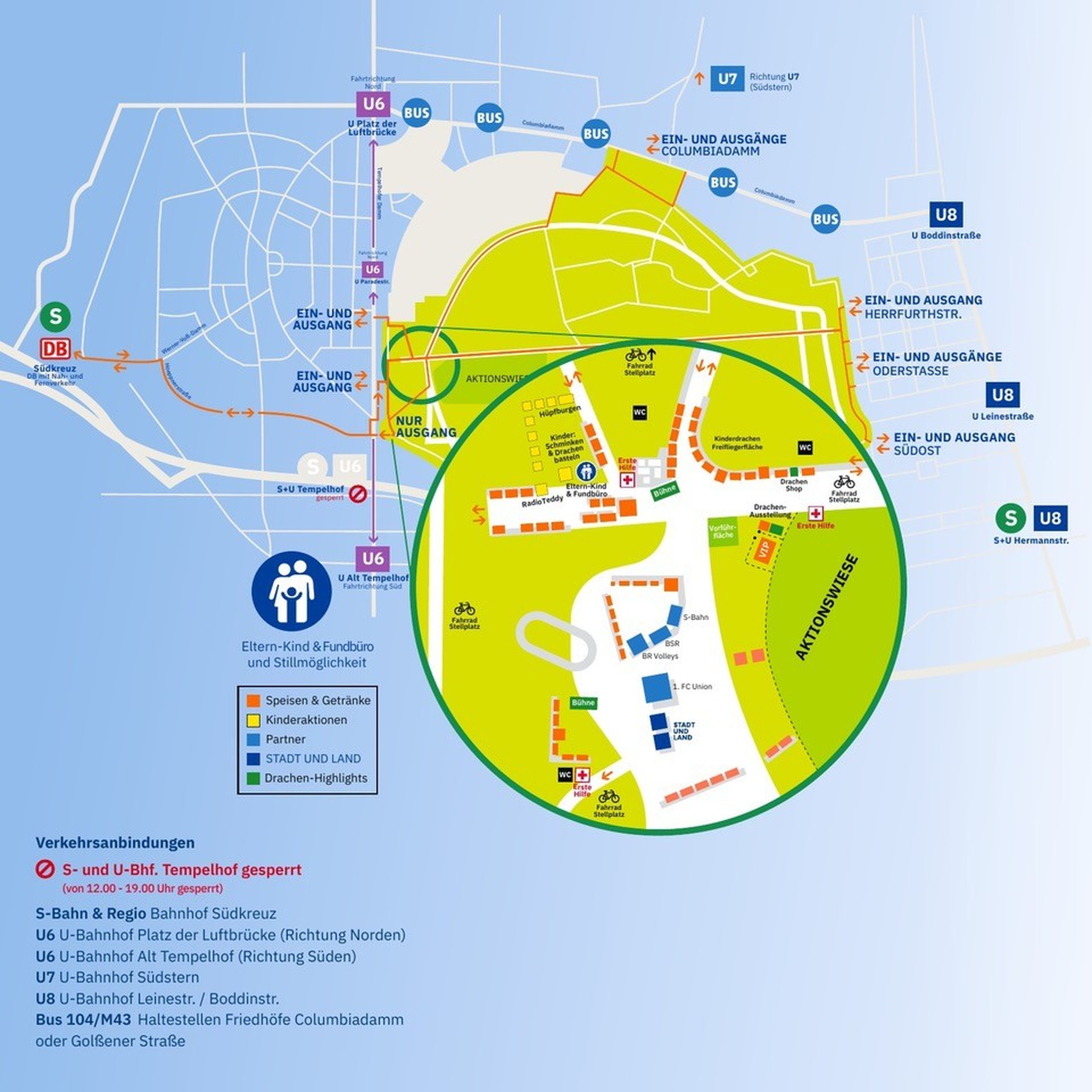 Lageplan Festival der Riesendrachen 2026