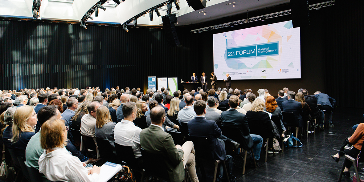 Blick in das Plenum des Form Hospital Management 
