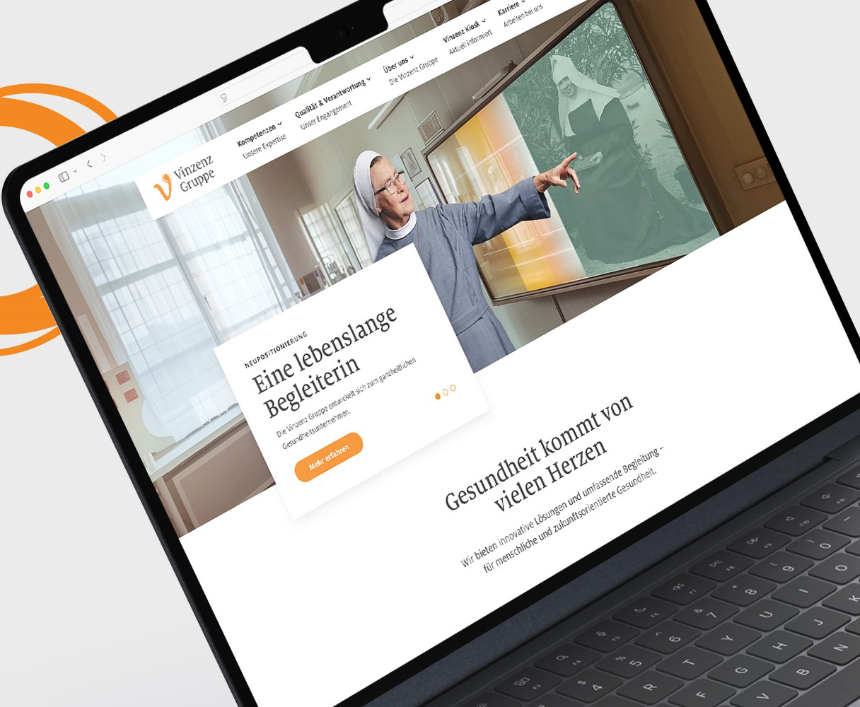 Vinzenz Gruppe präsentiert neue Website
