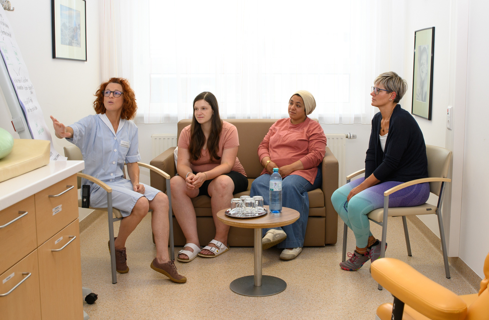 Beratung in der Stillambulanz am Krankenhaus Braunau.