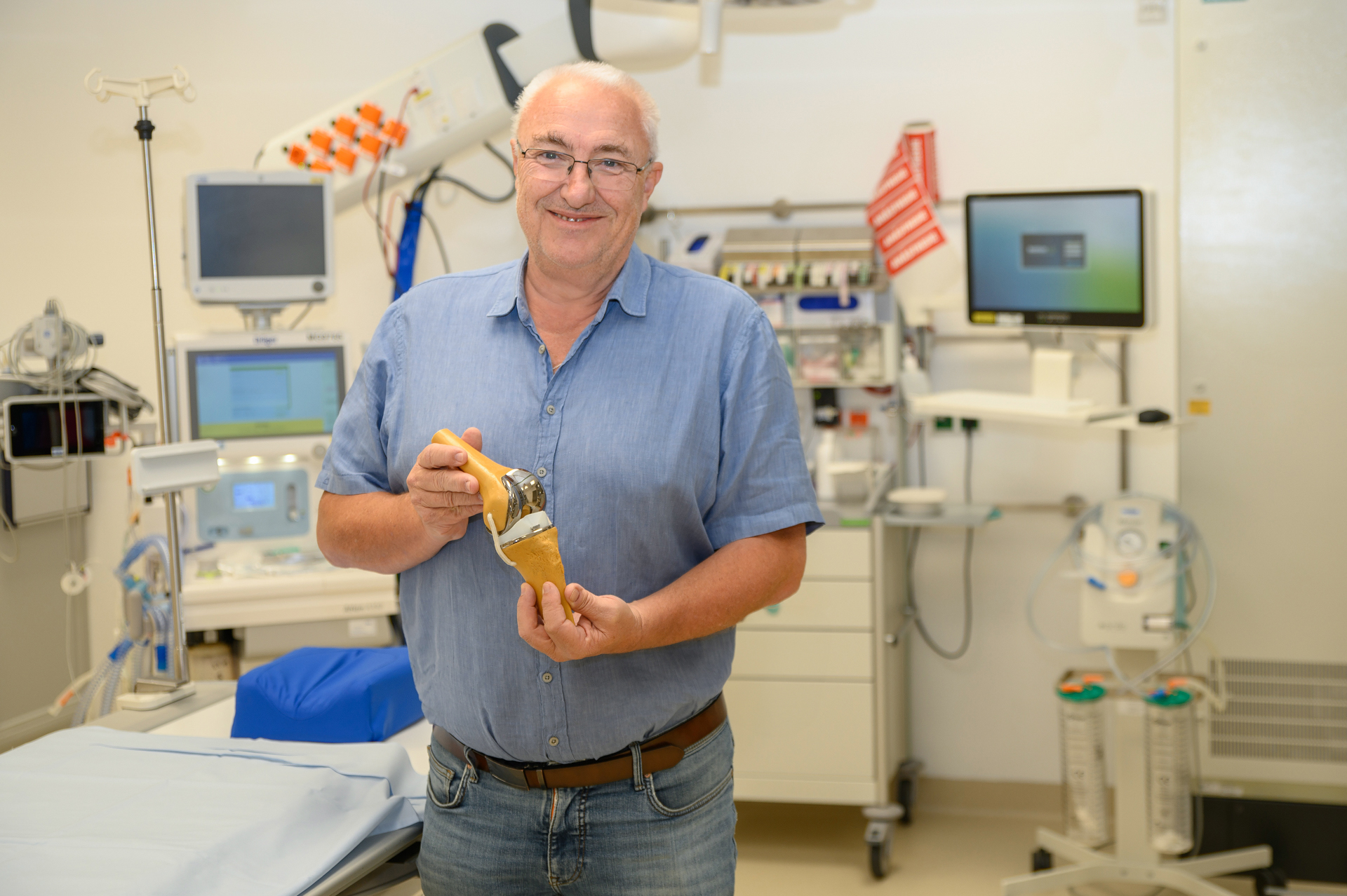 Primar Dr. Jürgen Barth, Leiter der Abteilung für Orthopädie und Traumatologie