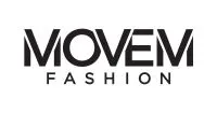 Bold black text logo of "MOVEM FASHION" on a white background.