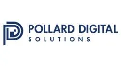 Logo of Pollard Digital Solutions with stylized "PD" initials and blue text.