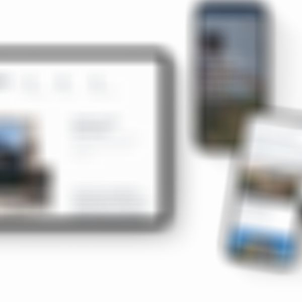 Mockup von der Kampa Website auf iPad und iPhones