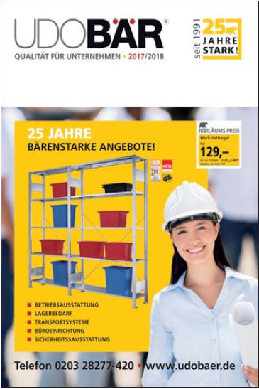 UDO BÄR Jubiläumskatalog zum 25 jährigen Bestehen des Unternehmens
