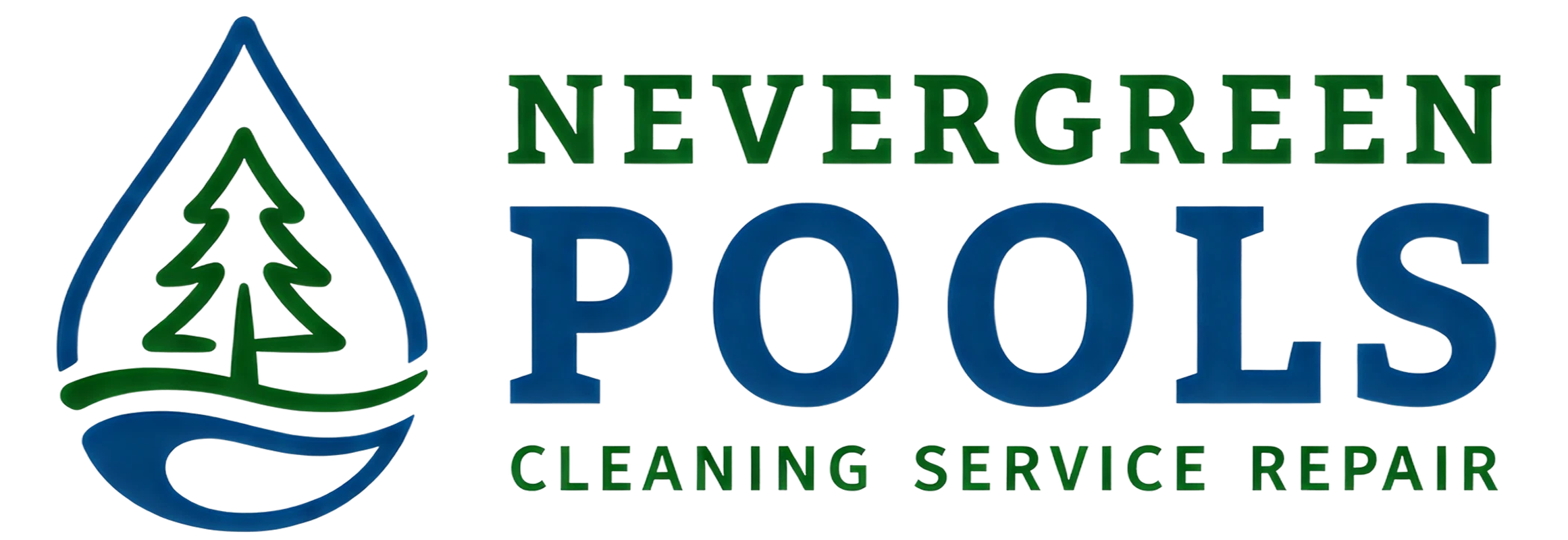 Nevergreen Pools logo