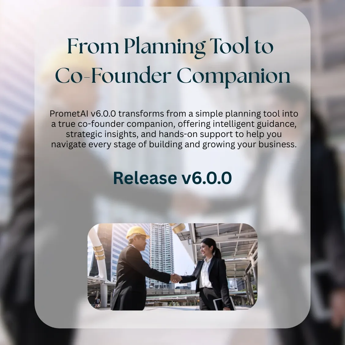 PrometAI v6.0.0: Entrepreneurs’ Journey and Pitch Deck Export