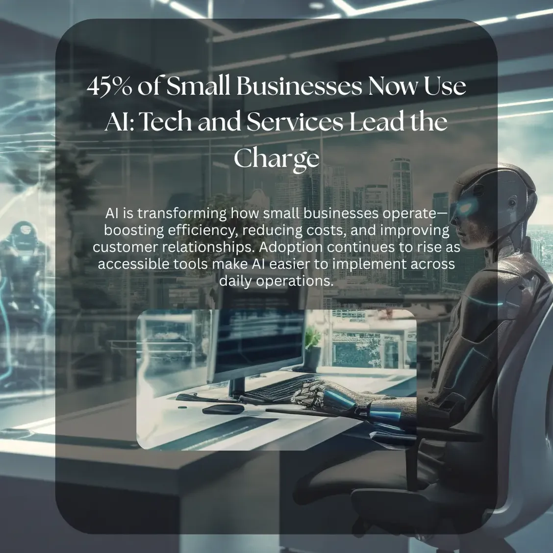 45% of Small Businesses Now Use AI