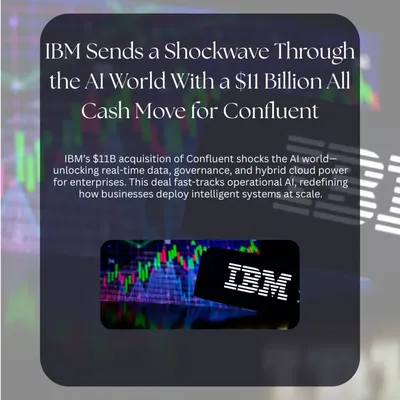 IBM Sends a Shockwave Through the AI World With a $11 Billion All Cash Move for Confluent