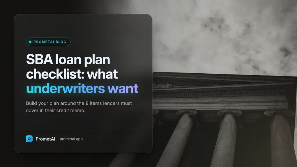 SBA Loan Business Plan Checklist: What Underwriters Actually Look For in 2026