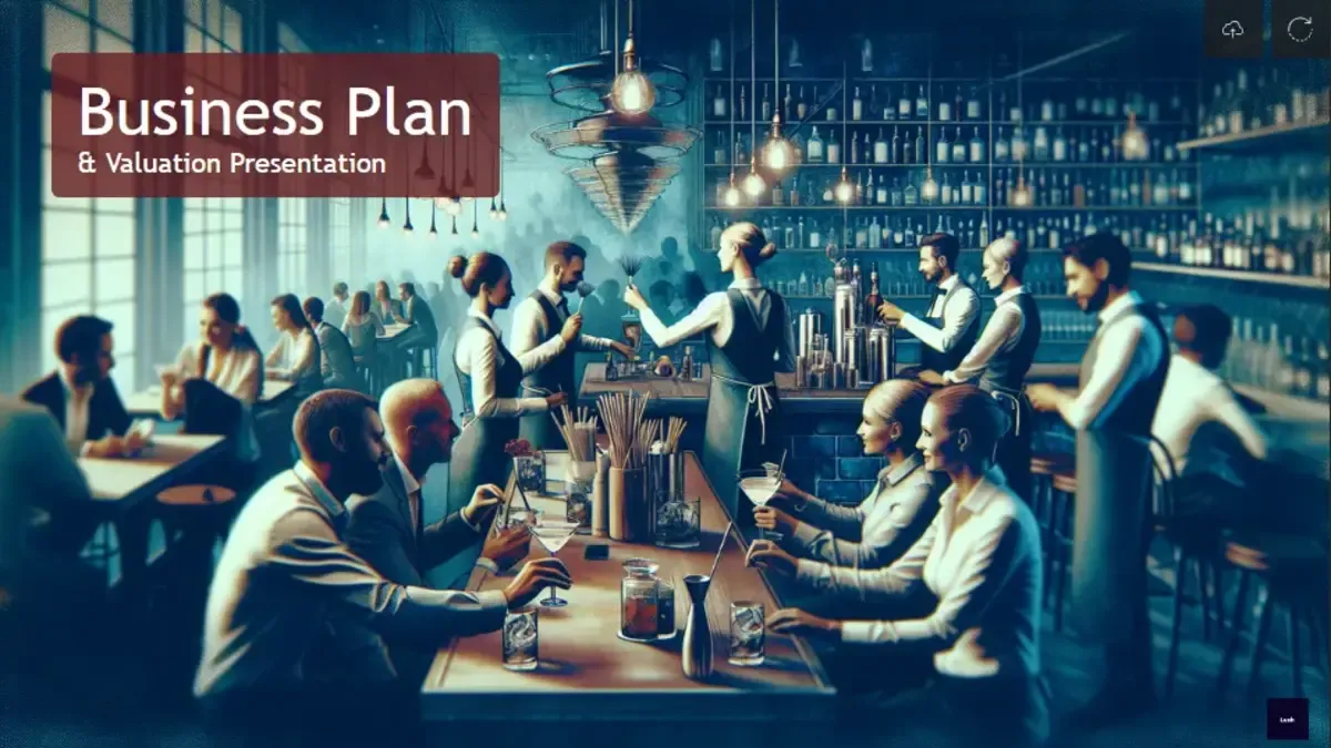 bar business plan cover