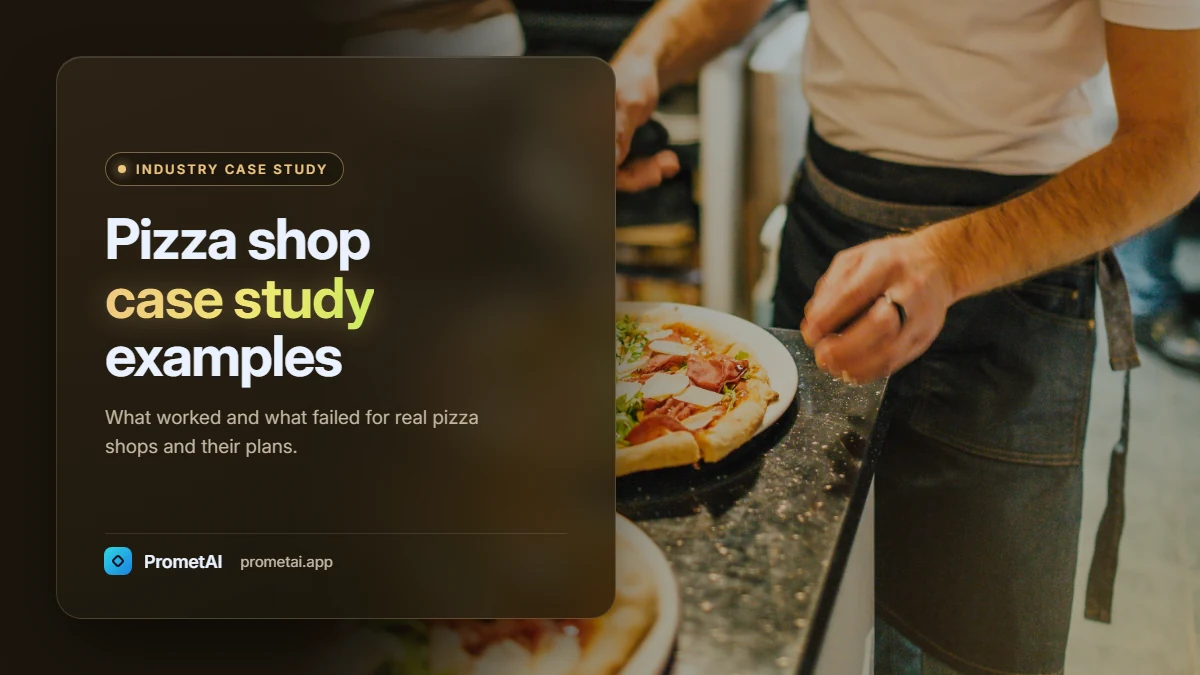 Pizza Shop Case Study Examples