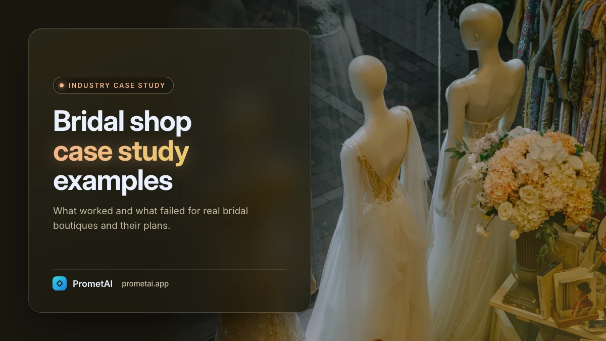 Bridal Shop Case Study Examples | PrometAI