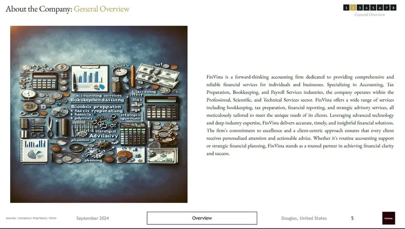 accounting firm business plan company overview