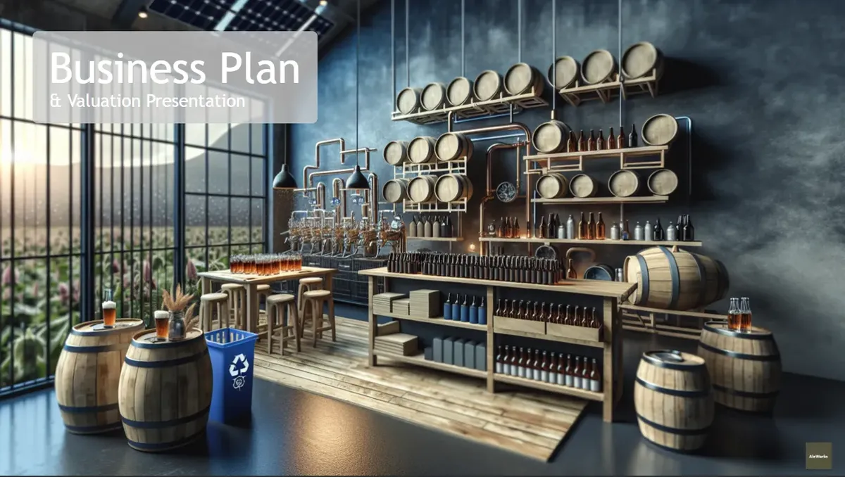 brewery business plan template cover