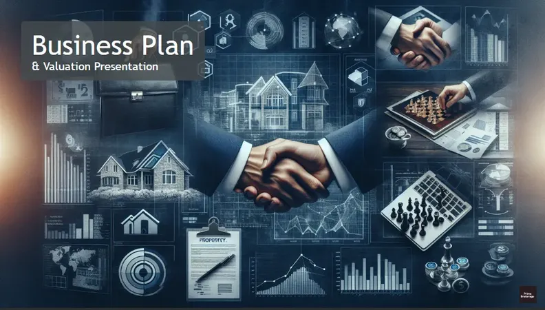 real estate brokerage business plan cover page