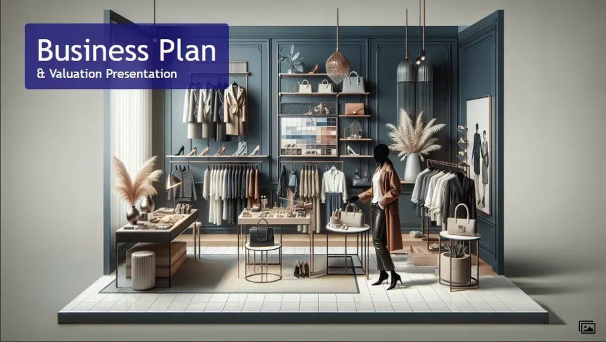 boutique business plan template cover