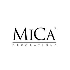 Logo of MiCa Decorations with the text “MiCa” in large font and “Decorations” in smaller font below, on a plain white background.