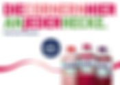 Eine Postkarte mit Headline in rot, pink, grün. „Die Cornern hier an jeder Ecke.“ Darunter steht etwas kleiner: hella Garten-Klassiker. Darunter sind drei Flaschen des Erfrischungsgetränks arrangiert. In der Bildunterschrift steht, dass diese Edgar-Card im Kiezkiosk zu finden ist.