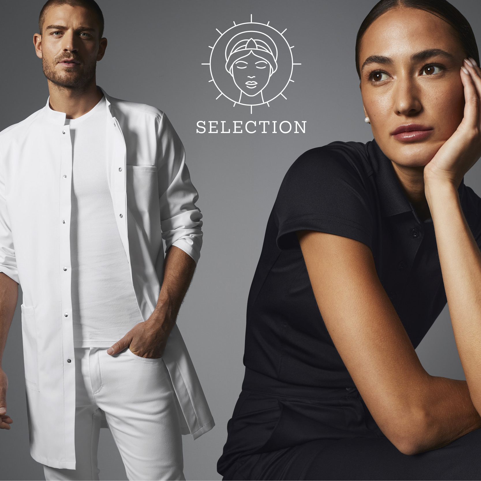 Twee modellen uit de designercollectie SELECTION van 7days