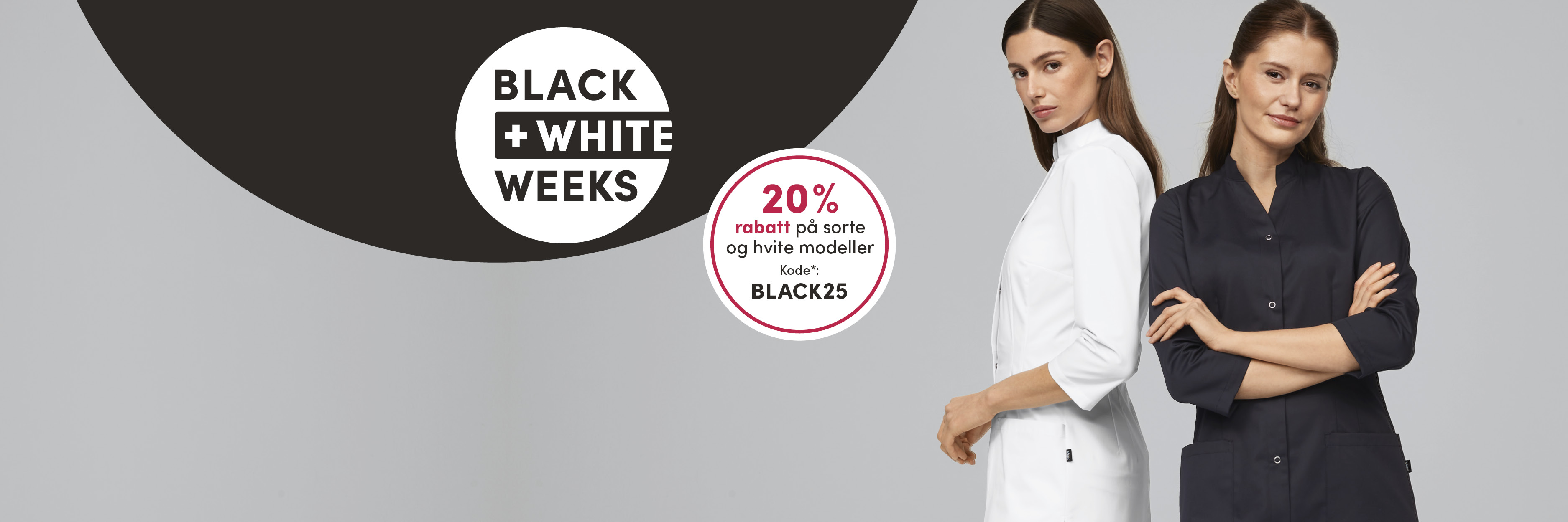 To personer i svart og hvit arbeidsklær fra 7days